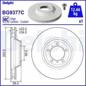 Compre Disco de travão da DELPHI BG9377C a um preço baixo por 101,39 €
