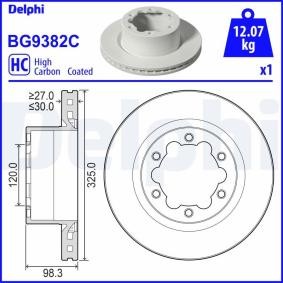 Comprar Disco de freno de DELPHI BG9382C a bajo precio de 87,64 €