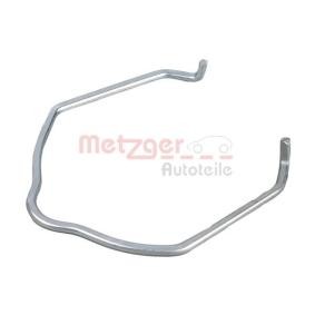 Halteschelle, Ladeluftschlauch 2400584 AUDI Q7 von METZGER