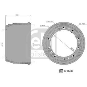 Acquista Tamburo freno da FEBI BILSTEIN 171668 a buon mercato per soli 120,76 €