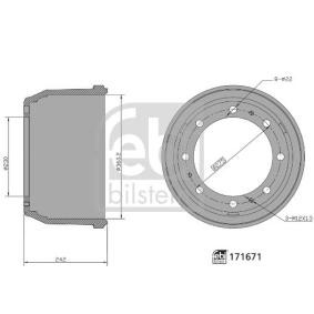 Acquista Tamburo freno da FEBI BILSTEIN 171671 a buon mercato per soli 116,69 €