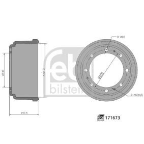 Acquista Tamburo freno da FEBI BILSTEIN 171673 a buon mercato per soli 120,76 €
