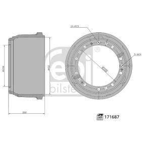 Comprar Tambor de freno de FEBI BILSTEIN 171687 a bajo precio de 143,50 €