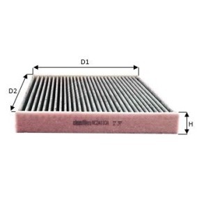 Köp Kupéfilter av CLEAN FILTER NC2411CA till det låga priset 243,46 kr