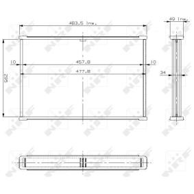 Comprar Panal del radiador, refrigeración del motor de NRF 13240 a bajo precio de 226,45 €