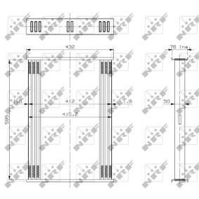 Comprar Malla radiador, aire sobrealimentación de NRF 19078 a bajo precio de 208,84 €