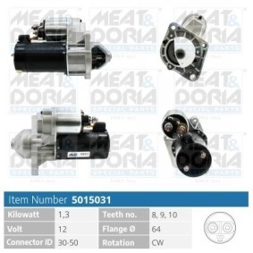 Köp Startmotor av MEAT & DORIA 5015031 till det låga priset 1036,03 kr