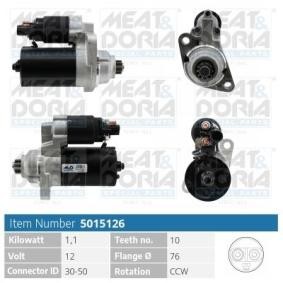 Köp Startmotor av MEAT & DORIA 5015126 till det låga priset 1140,15 kr