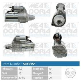 Köp Startmotor av MEAT & DORIA 5015151 till det låga priset 1904,32 kr