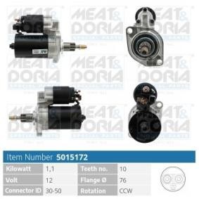 Köp Startmotor av MEAT & DORIA 5015172 till det låga priset 1289,07 kr