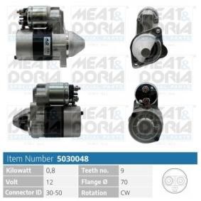 Köp Startmotor av MEAT & DORIA 5030048 till det låga priset 1658,46 kr