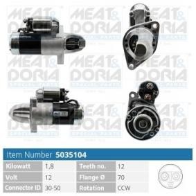 Köp Startmotor av MEAT & DORIA 5035104 till det låga priset 1828,17 kr