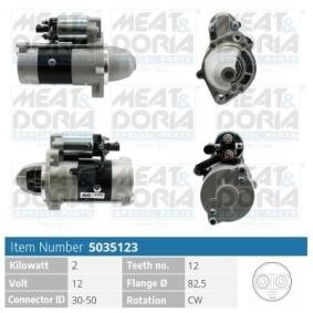 Köp Startmotor av MEAT & DORIA 5035123 till det låga priset 2620,30 kr
