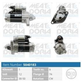 Köp Startmotor av MEAT & DORIA 5040183 till det låga priset 1743,69 kr