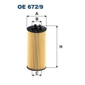 Comprar Filtro de aceite de FILTRON OE 672/9 a bajo precio de 14,85 €