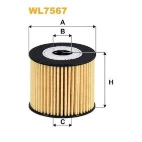 Köp Oljefilter av WIX FILTERS WL7567 till det låga priset 195,36 kr