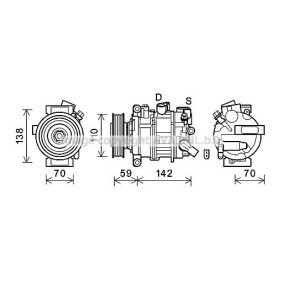 Acquista Compressore aria condizionata da PRASCO AIAK401 a buon mercato per soli 422,83 €