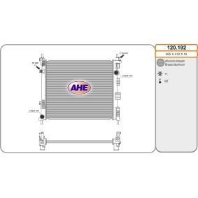 Achetez des Radiateur du moteur AHE 120.192 à prix pour 199,80 €