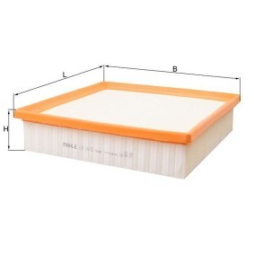 Luftfilter von KNECHT LX 2872