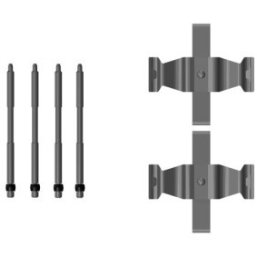 Comprar Kit de accesorios, pastillas de frenos de TEXTAR 82555100 a bajo precio de 20,15 €