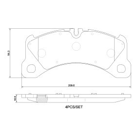 Comprar Juego de pastillas de freno de BREMBO P 65 047 a bajo precio de 101,01 €