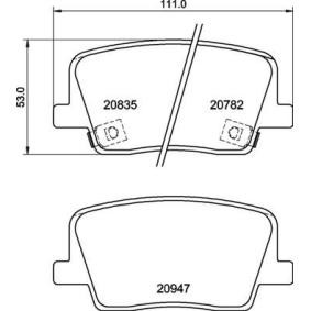 Comprar Juego de pastillas de freno de BREMBO P 77 003 a bajo precio de 53,35 €