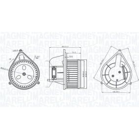 Achetez des Moteur électrique, pulseur d'air d'habitacle MAGNETI MARELLI 069412206010 à prix pour 55,78 €