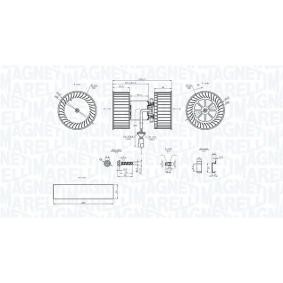 Achetez des Moteur électrique, pulseur d'air d'habitacle MAGNETI MARELLI 069412208010 à prix pour 65,23 €