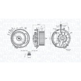 Achetez des Moteur électrique, pulseur d'air d'habitacle MAGNETI MARELLI 069412245010 à prix pour 112,18 €