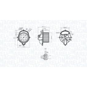 Achetez des Moteur électrique, pulseur d'air d'habitacle MAGNETI MARELLI 069412266010 à prix pour 135,96 €