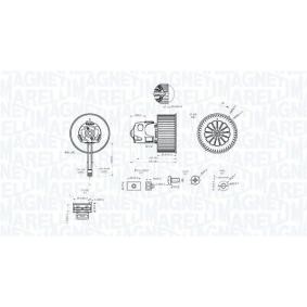 Osta Sähkömoottori, sisätilanpuhallin MAGNETI MARELLI:llä 069412344010 edullisesti hintaan 90,62 €