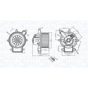Köp Elektrisk motor, kupéfläkt av MAGNETI MARELLI 069412398010 till det låga priset 813,87 kr