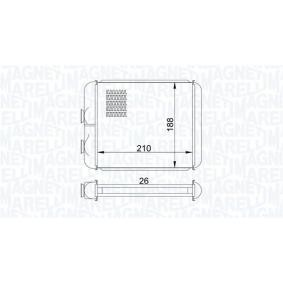 Osta Lämmityslaitteen kenno MAGNETI MARELLI:llä 350218407000 edullisesti hintaan 35,42 €