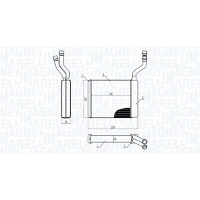Osta Lämmityslaitteen kenno MAGNETI MARELLI:llä 350218425000 edullisesti hintaan 51,56 €