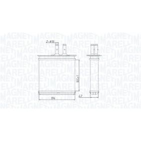 Osta Lämmityslaitteen kenno MAGNETI MARELLI:llä 350218493000 edullisesti hintaan 22,46 €