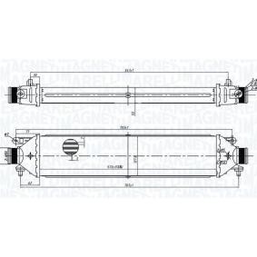 Ladeluftkühler 351319204100 CHRYSLER DELTA von MAGNETI MARELLI