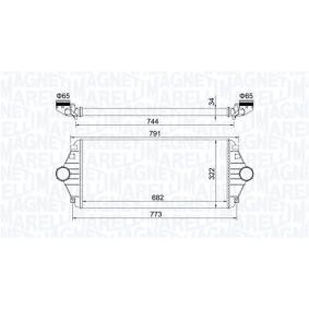 Achetez des Intercooler MAGNETI MARELLI 351319204600 à prix pour 94,75 €