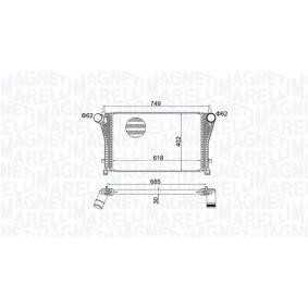 Kjøp Intercooler av MAGNETI MARELLI 351319205370 til den lave prisen 1865,61 NOK