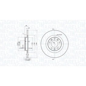 Köp Bromsskiva av MAGNETI MARELLI 360406139101 till det låga priset 1397,96 kr