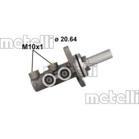 Achetez des Maître-cylindre de frein METELLI 05-1161 à prix pour 81,36 €