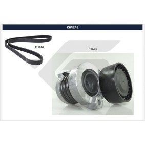 Achetez des Jeu de courroies trapézoïdales à nervures HUTCHINSON KHV 245 à prix pour 69,57 €