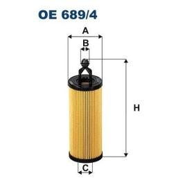 Achetez des Filtre à huile FILTRON OE 689/4 à prix pour 13,41 €