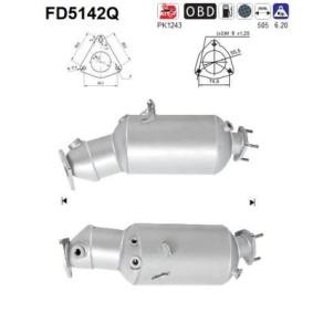 Köp Partikelfilter (DPF) av AS FD5142Q till det låga priset 6347,57 kr