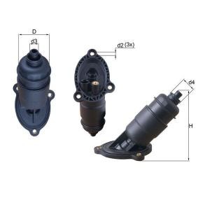 AUDI Hydraulikfilter, Automatikgetriebe von MAHLE ORIGINAL