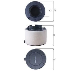 Kjøp Luftfilter av MAHLE ORIGINAL LX 4249 til den lave prisen 307,21 NOK