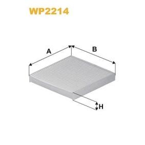 Köp Kupéfilter av WIX FILTERS WP2214 till det låga priset 221,44 kr