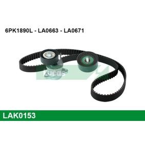 Keilrippenriemensatz LAK0153 von LUCAS günstig für 83,21 € online kaufen