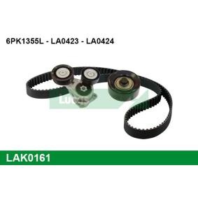 Achetez des Jeu de courroies trapézoïdales à nervures LUCAS LAK0161 à prix pour 106,93 €