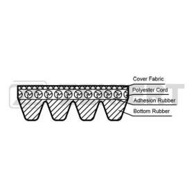 Acquista Cinghia servizi da ZEKKERT KR-4PK1237 a buon mercato per soli 32,74 €