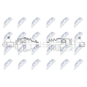Comprar Árbol de transmisión de NTY NPW-BM-119 a bajo precio de 177,28 €